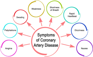 CHD symptoms and medical attention