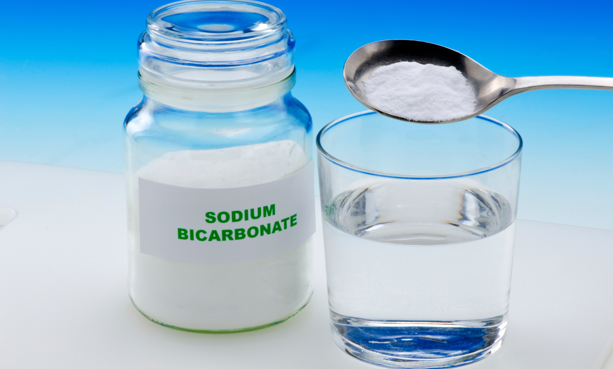 Bowel rinsing with mineral water