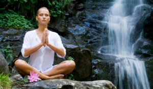 Bowel cleansing for removal of faecal stones. Yoga Saline cleansing of the intestine for healthy body or colonic hydrotherapy