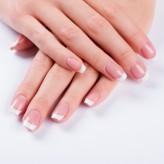 Deluxe manicure  (remove cuticle, file and paint)