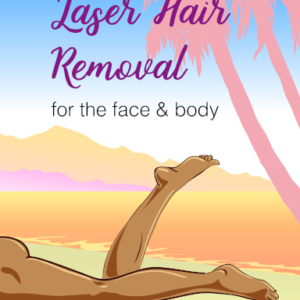 Buttocks laser hair removal