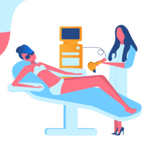 Peri-anal laser hair removal