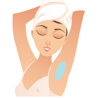 Underarm waxing hair removal using hot beeswax at Parkland Natural Health