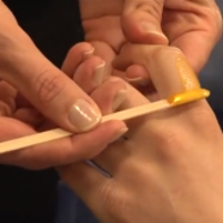 Hands and fingers waxing