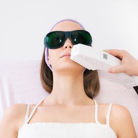 Lip & Chin permanent hair reduction with IPL single treatment