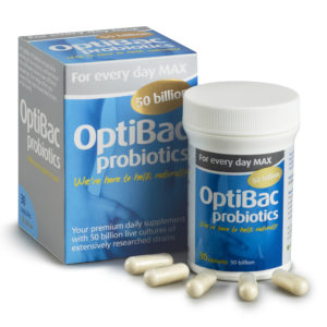 OptiBac Probiotics 'For every day MAX ', Pack of 30 Capsules researched strain of acidophilus