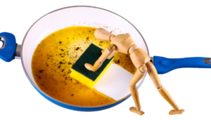 Colonic irrigation is like cleaning baked lasagna from a pan